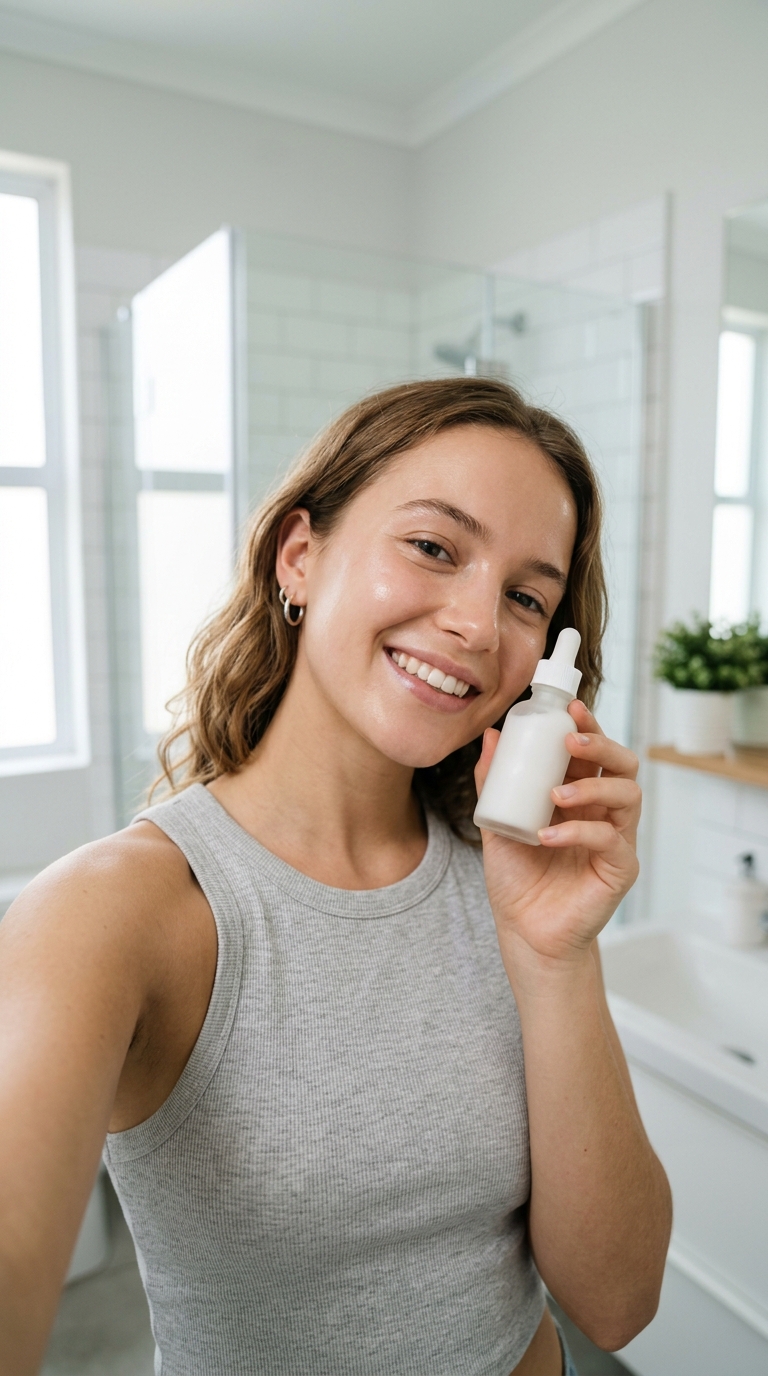 Skincare performance ad creative