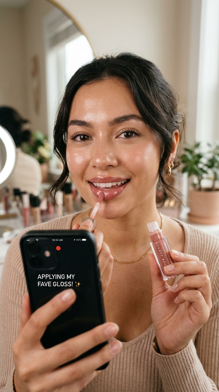 Beauty performance ad creative
